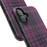 Black and Pink Plaid Case