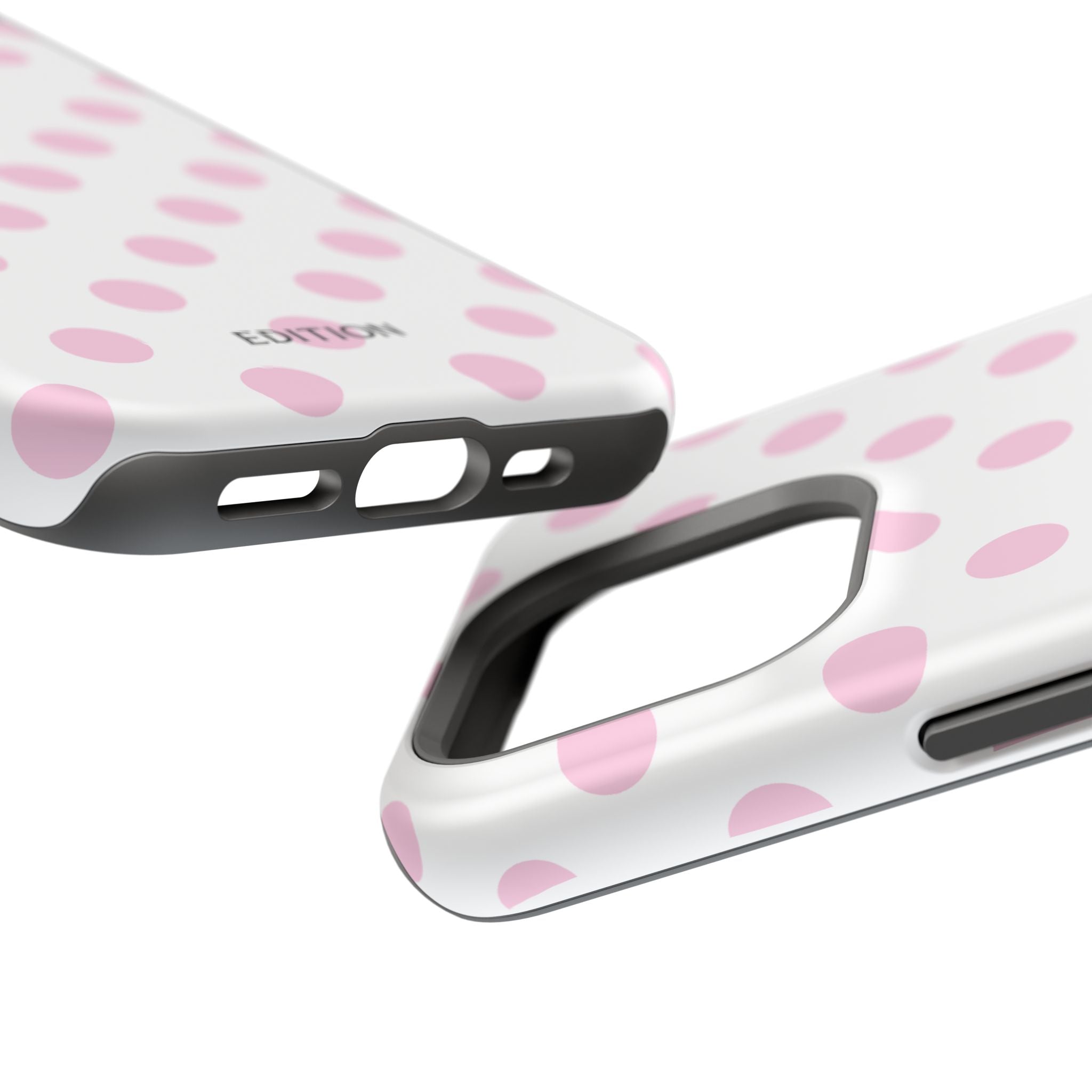 Pink and White Polka Dot Case