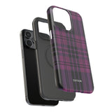 Black and Pink Plaid Case