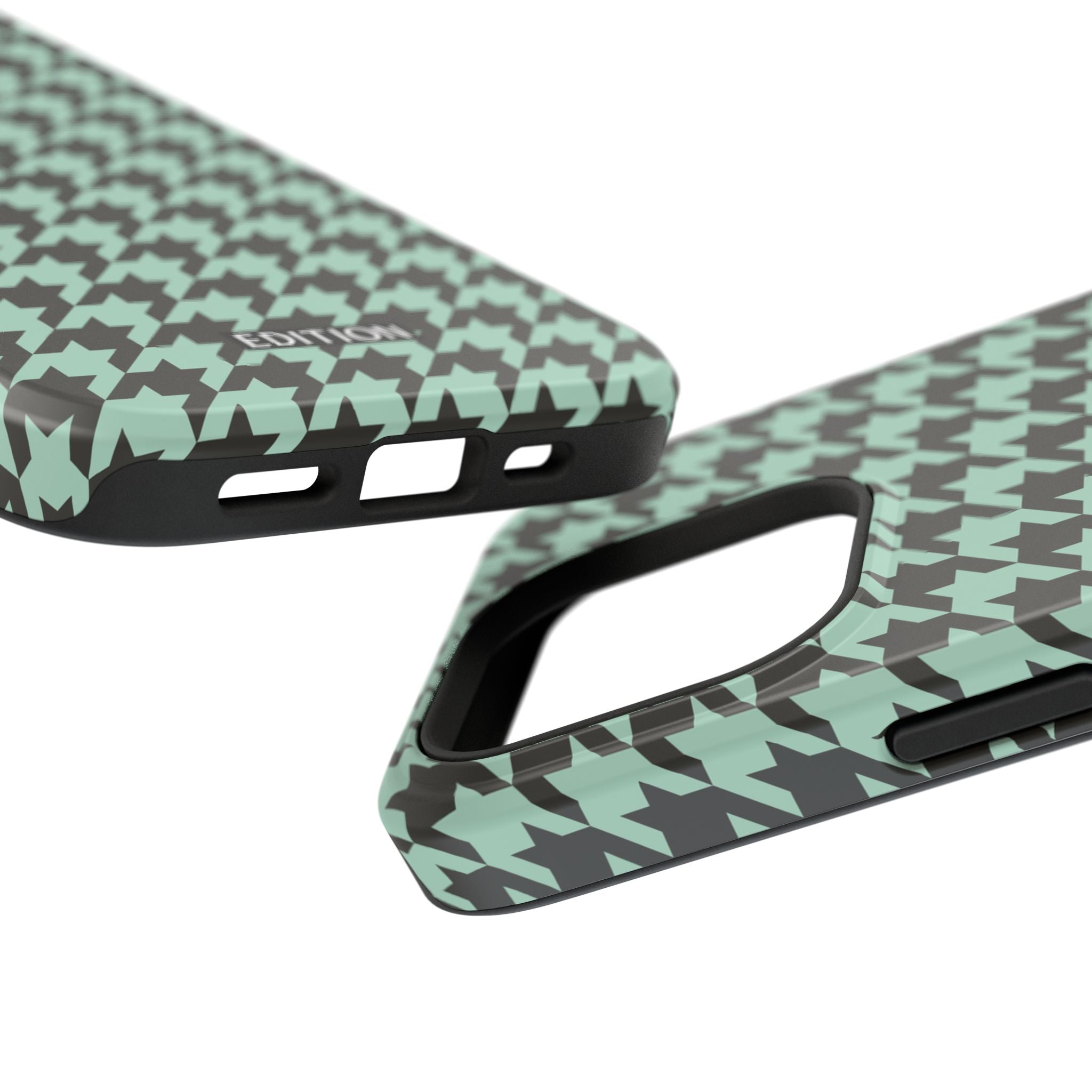 Mint Chip Houndstooth Case