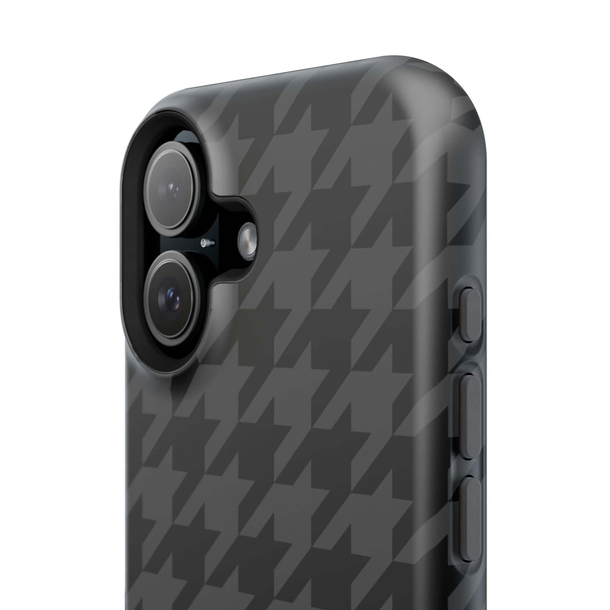 Grey Houndstooth Case