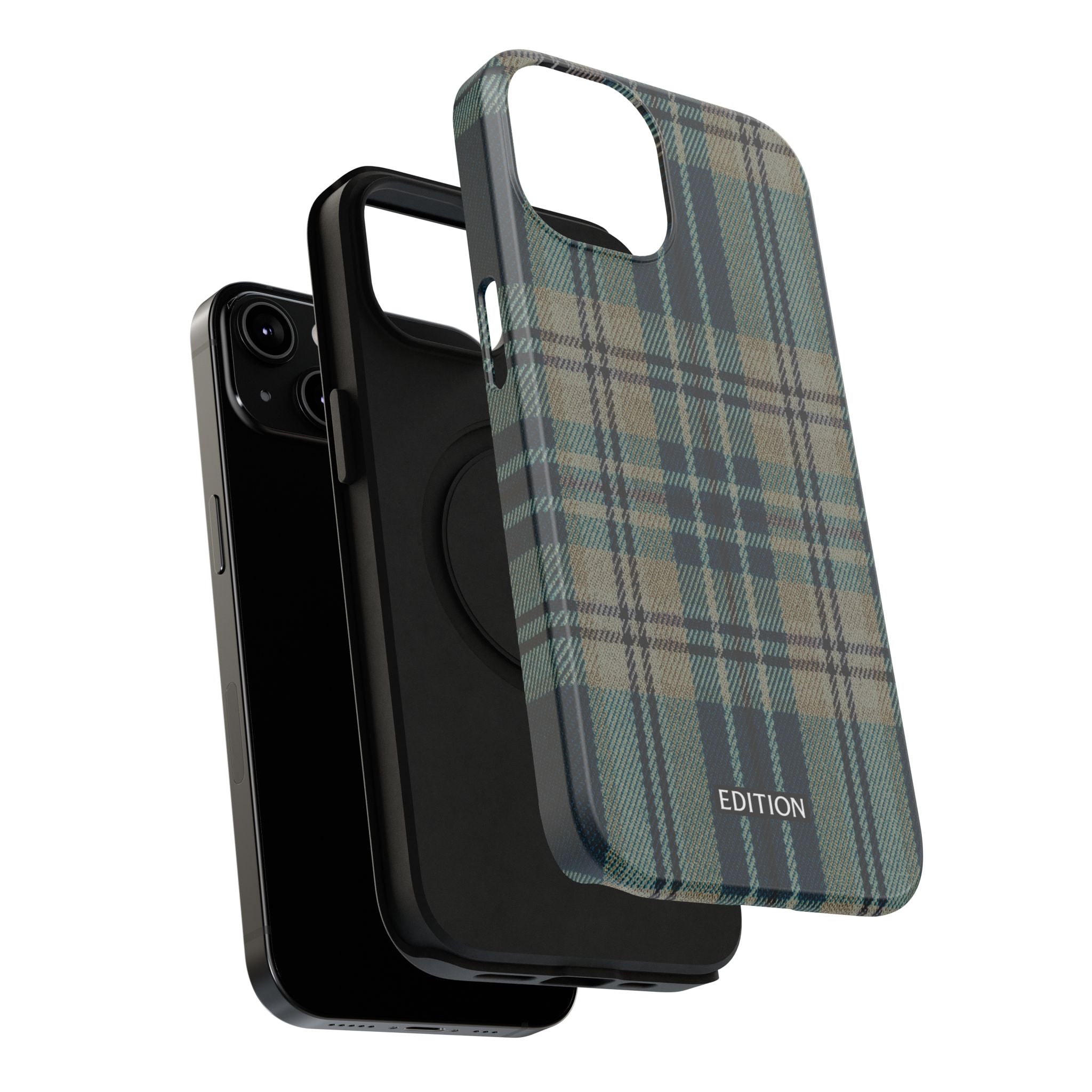 Green and Blue Plaid Case