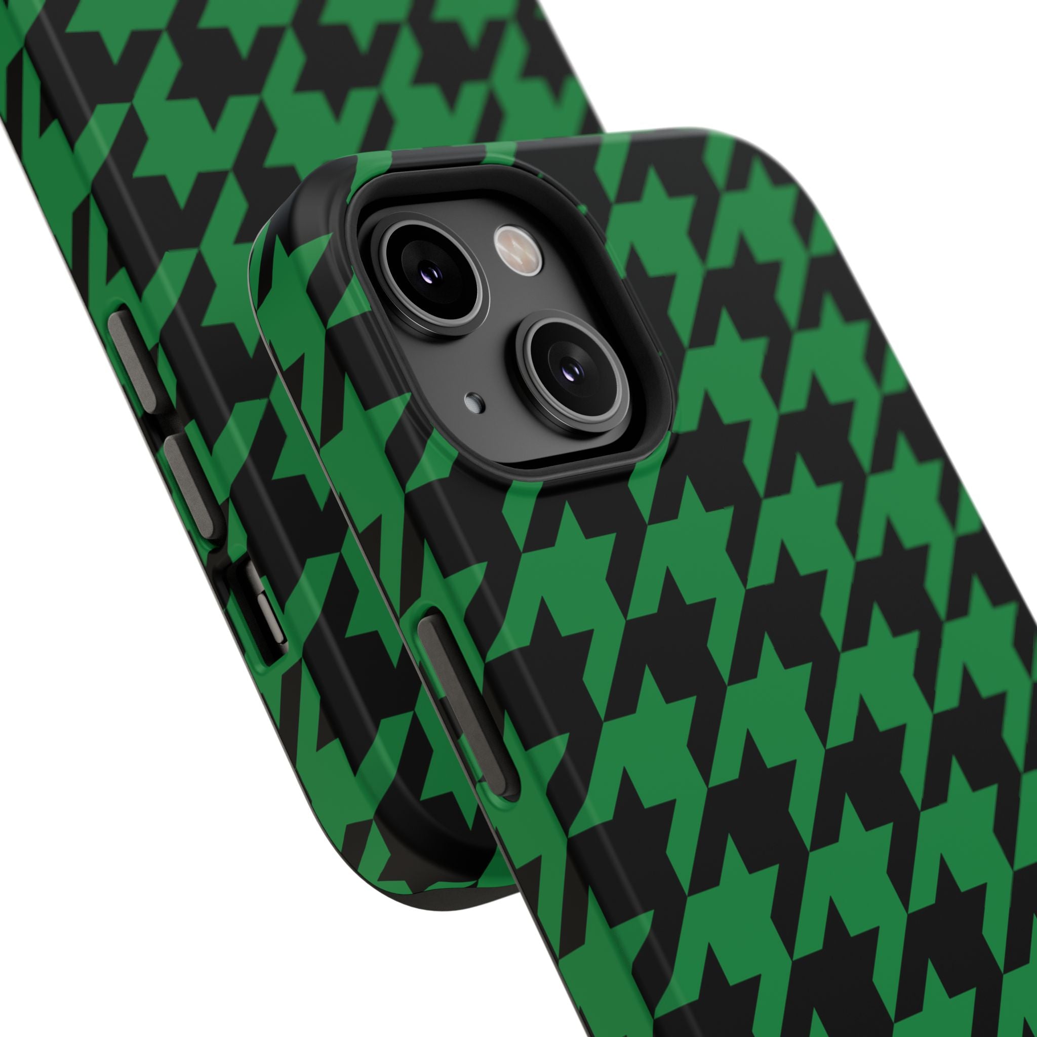 Green Houndstooth Case