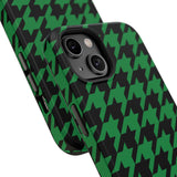 Green Houndstooth Case