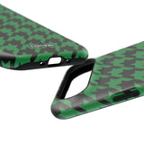 Green Houndstooth Case