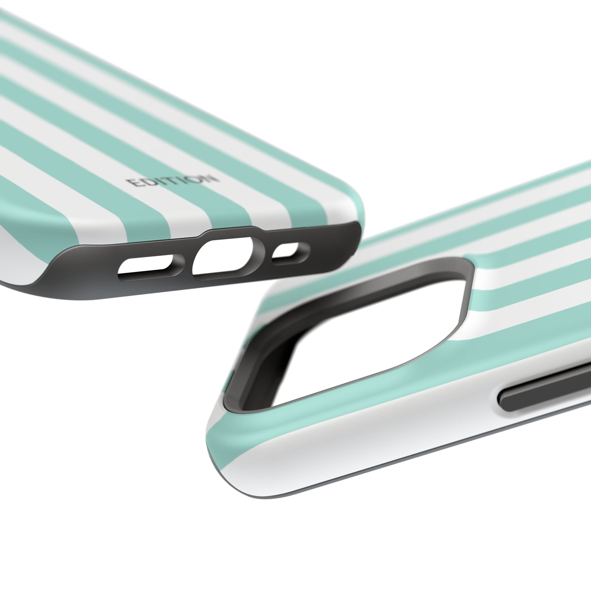 Teal Beach Stripe Case