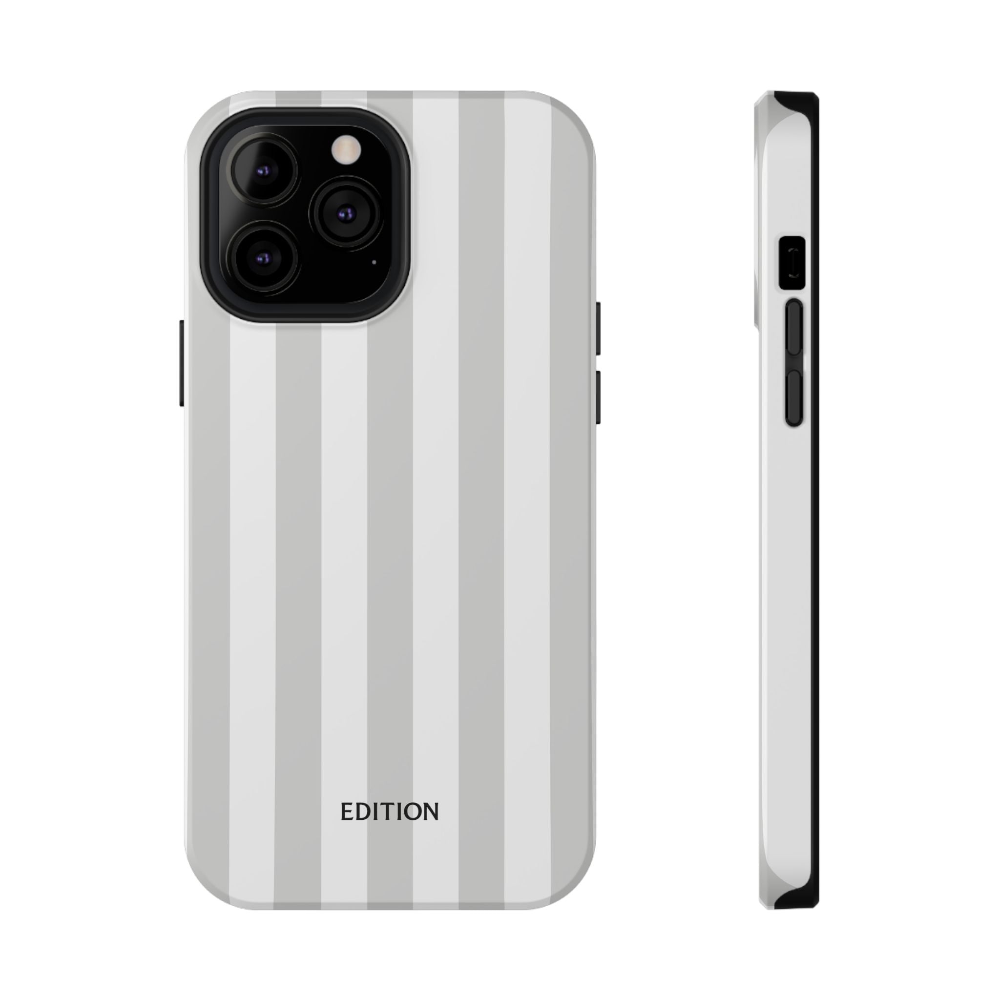 Grey Beach Stripe Case