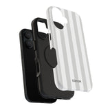Grey Beach Stripe Case