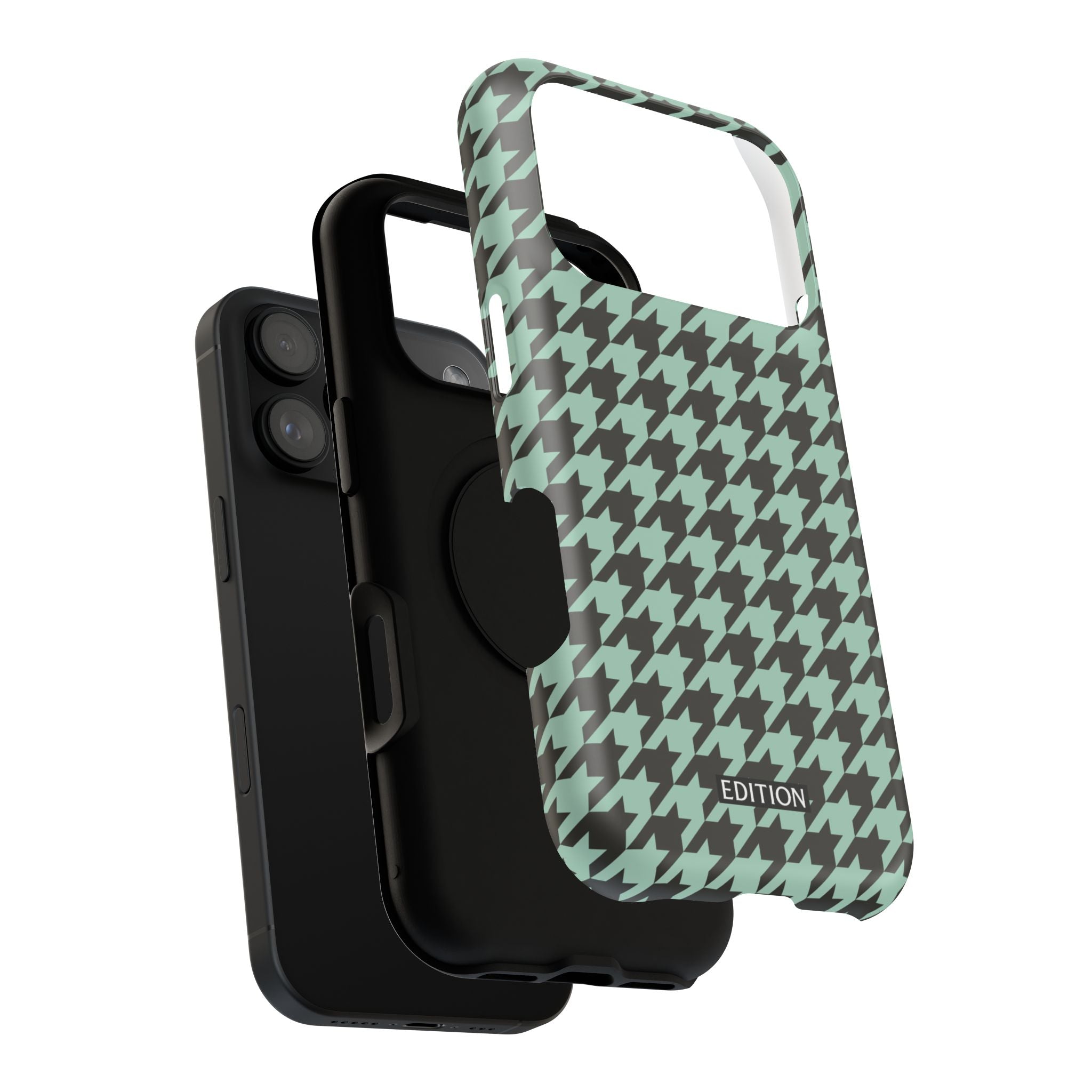 Mint Chip Houndstooth Case