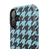 Baby Blue Houndstooth Case