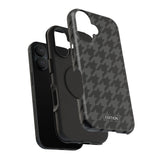 Grey Houndstooth Case