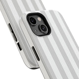 Grey Beach Stripe Case