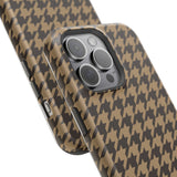 Chocolate Chip Cookie Houndstooth Case