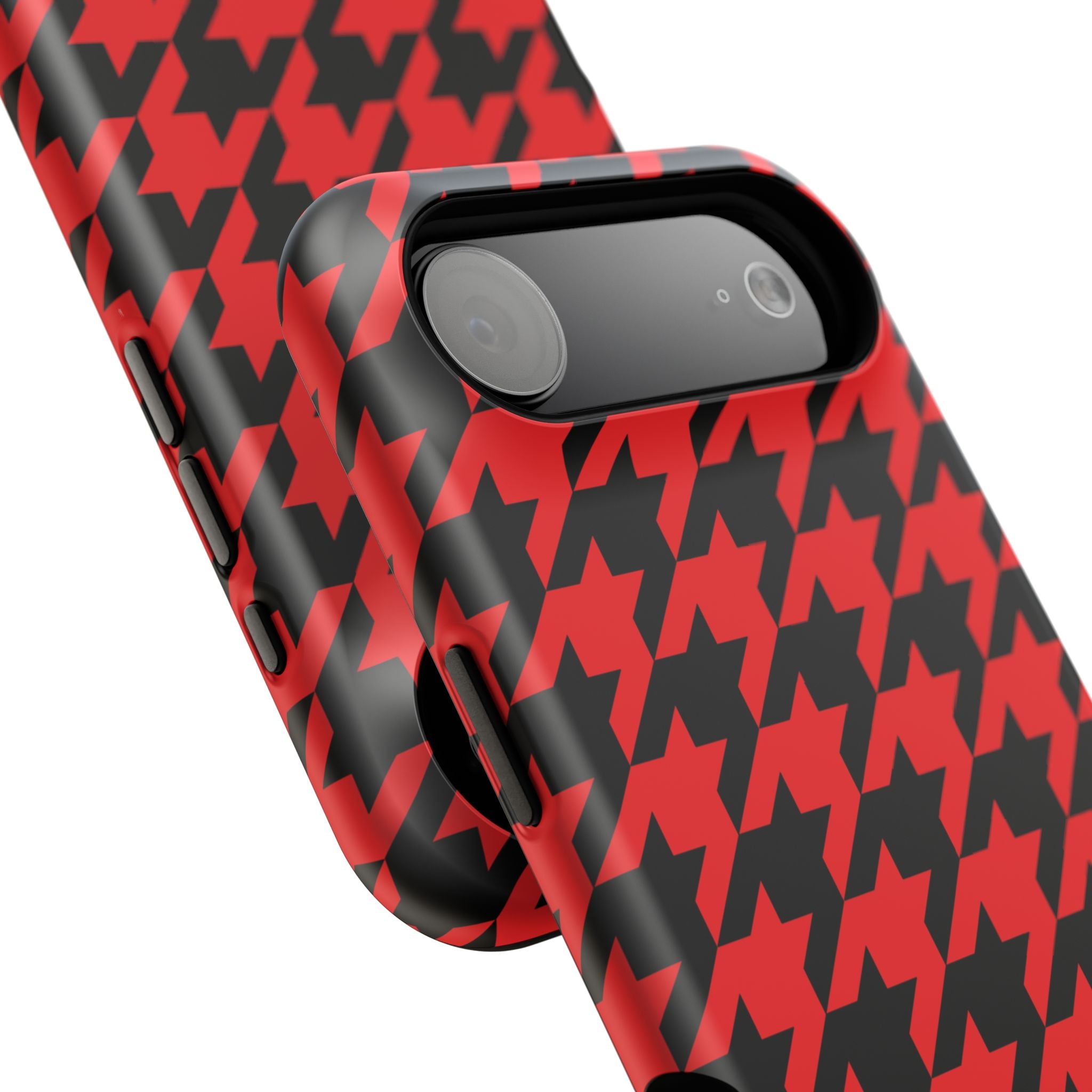 Red Houndstooth Case