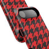 Red Houndstooth Case