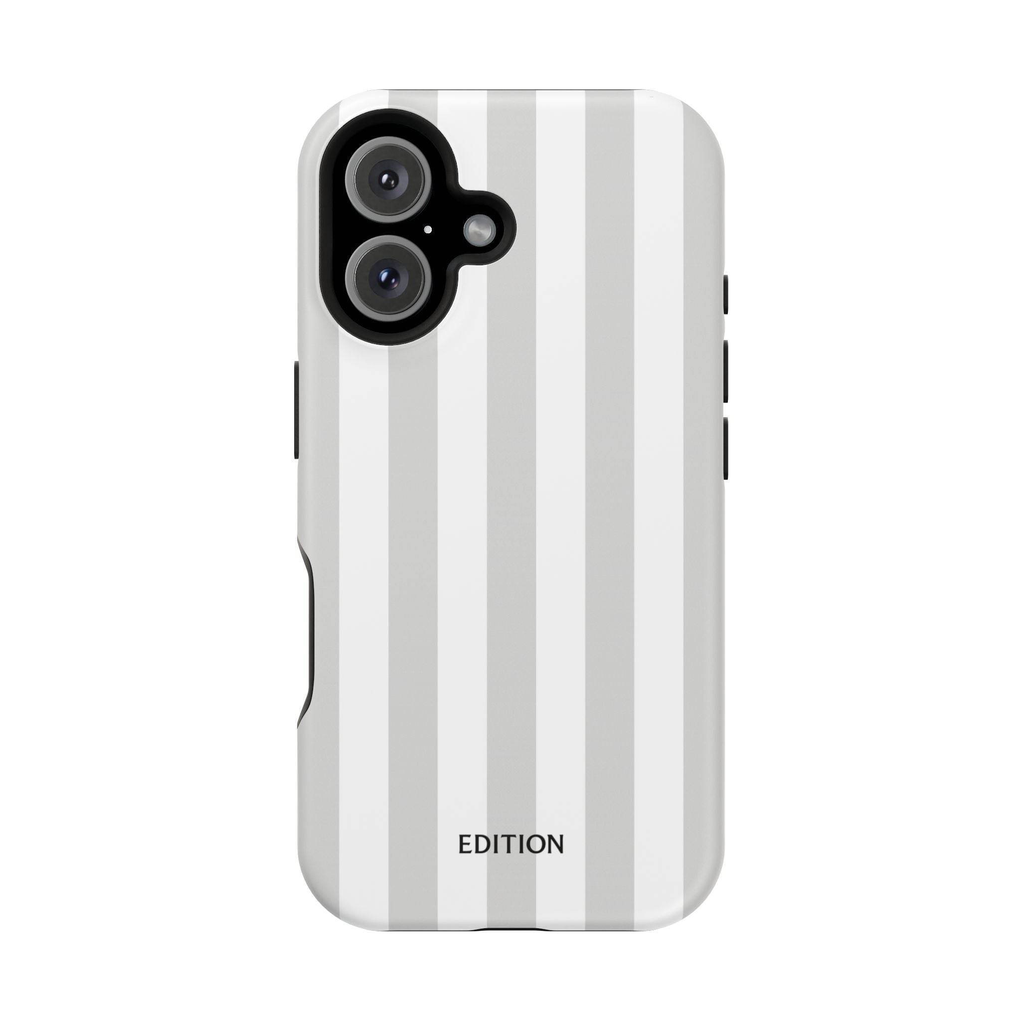 Grey Beach Stripe Case