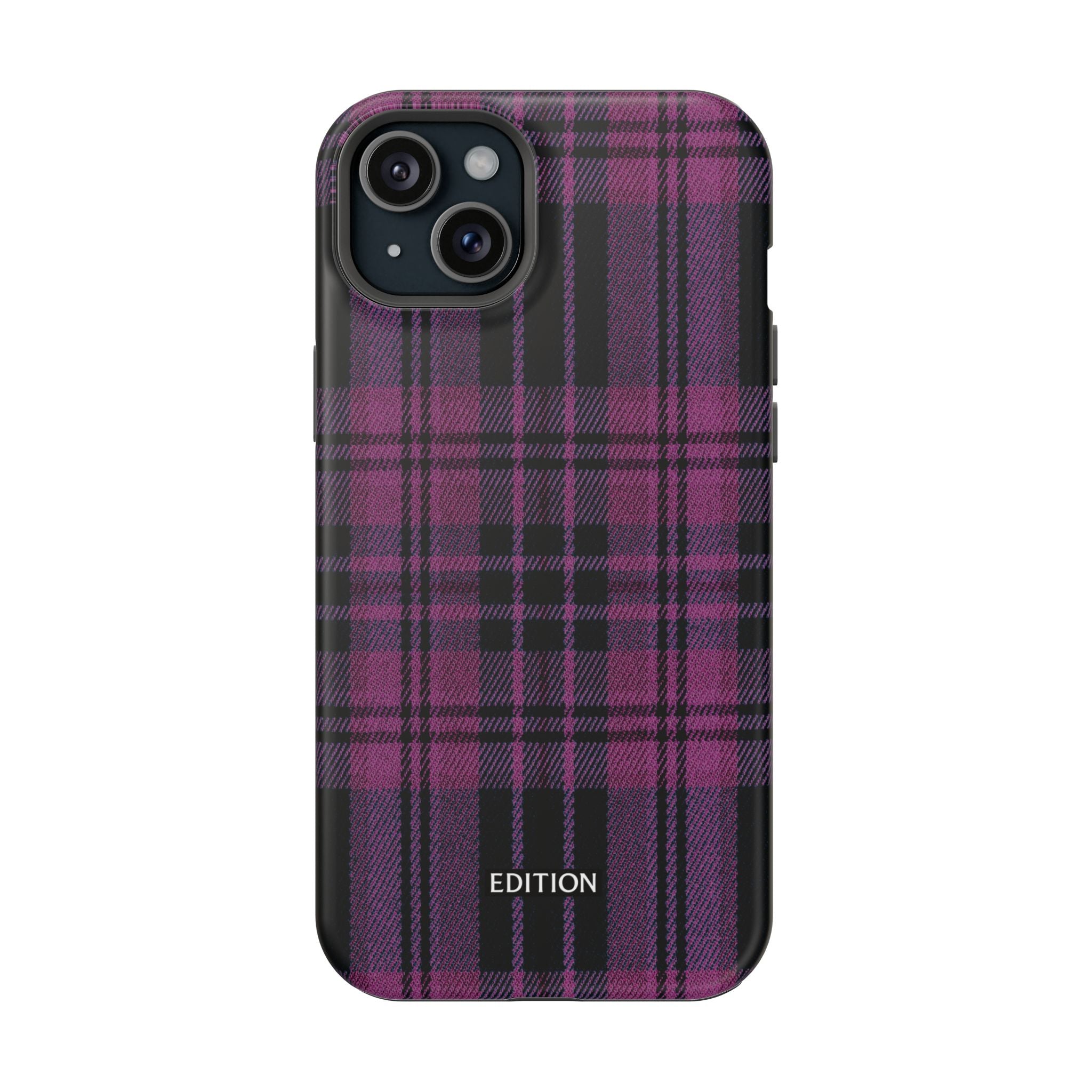 Black and Pink Plaid Case
