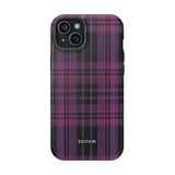 Black and Pink Plaid Case