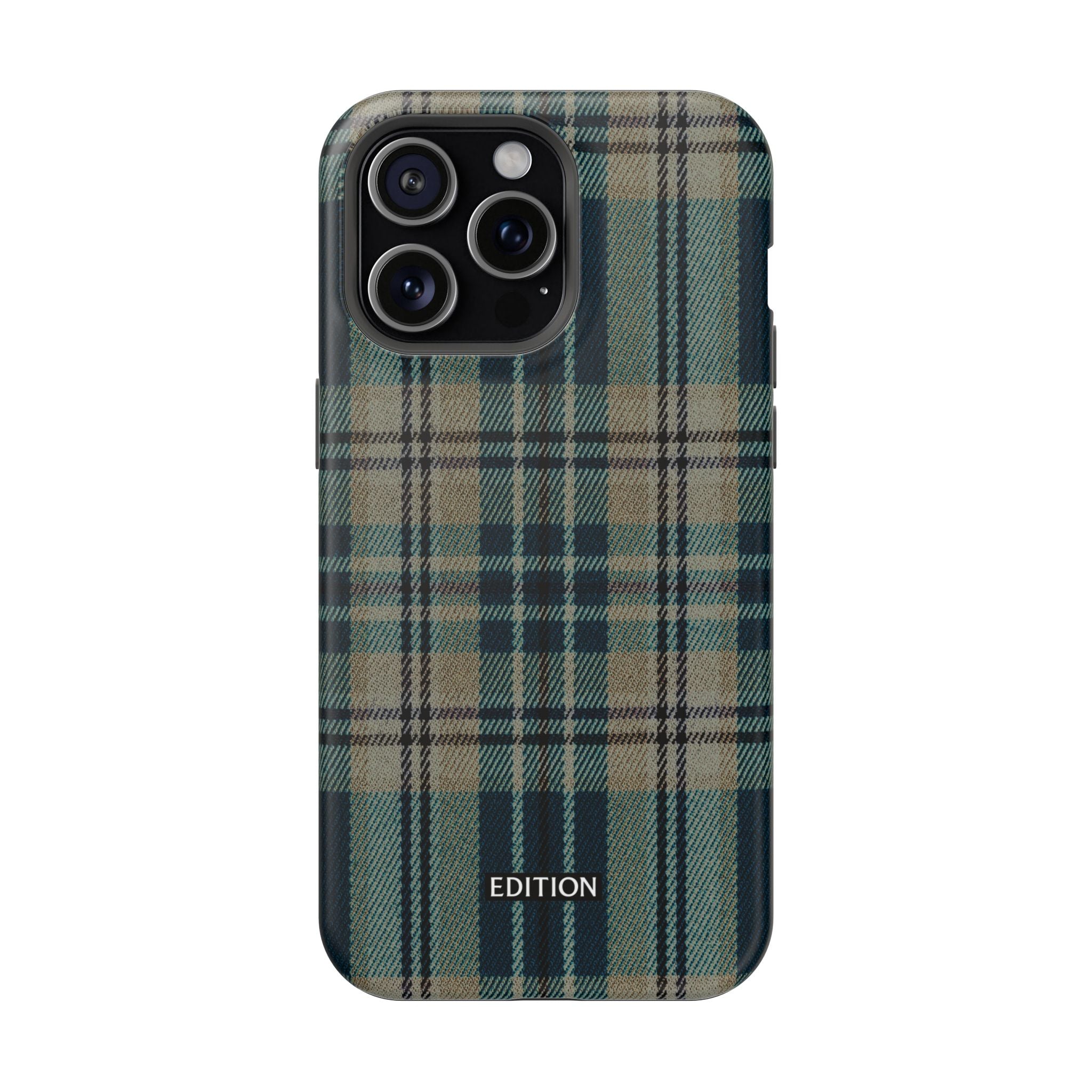 Green and Blue Plaid Case