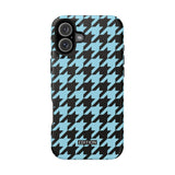 Baby Blue Houndstooth Case