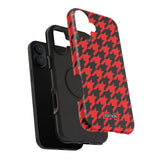 Red Houndstooth Case