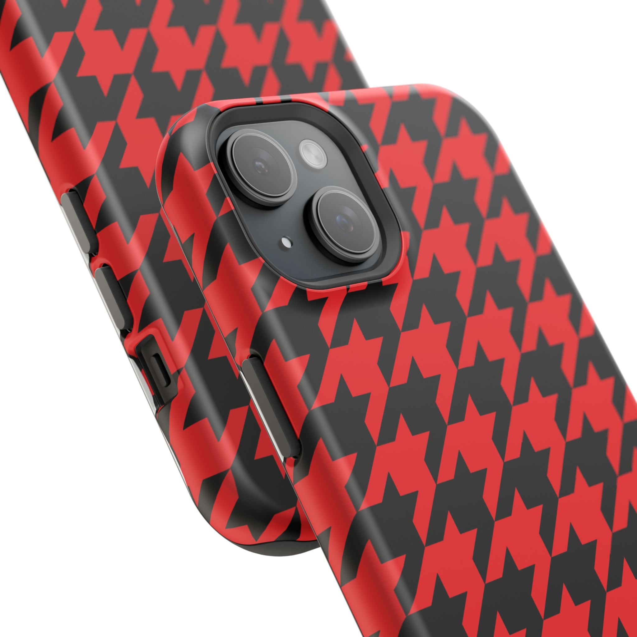 Red Houndstooth Case