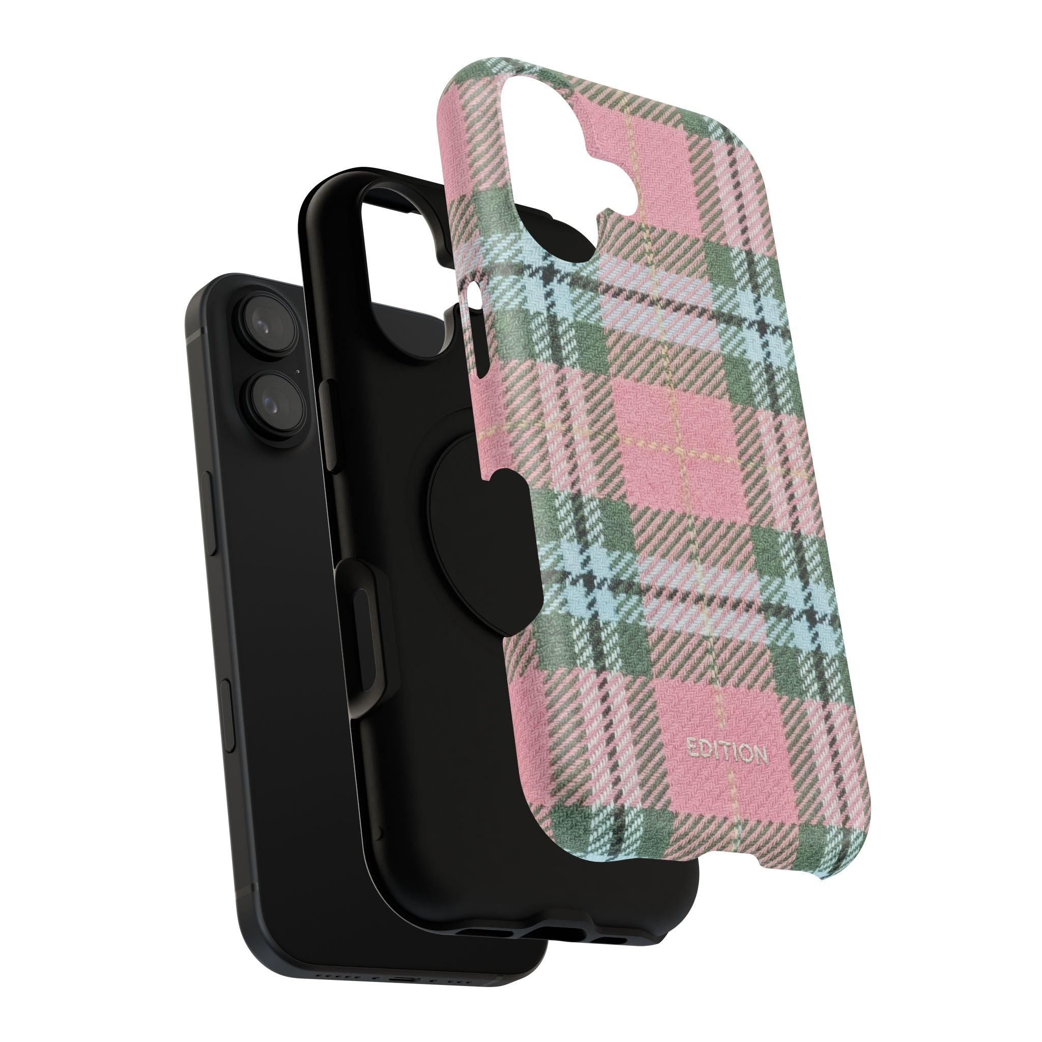 Baby Pink Plaid Case