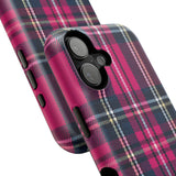 Hot Pink and Navy Plaid Case