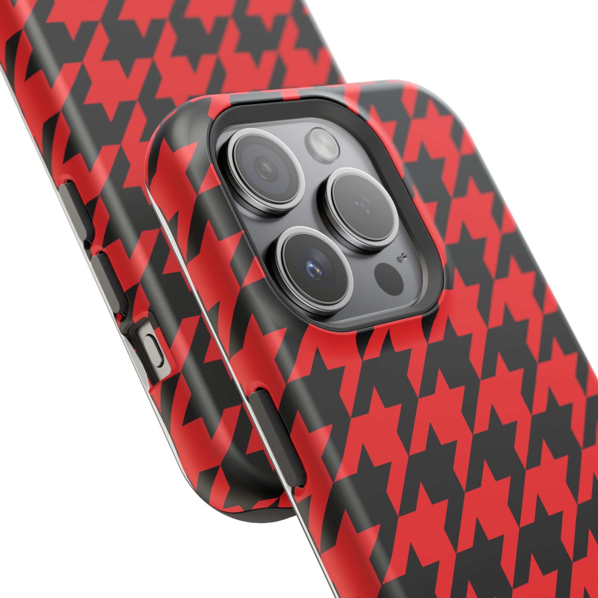 Red Houndstooth Case