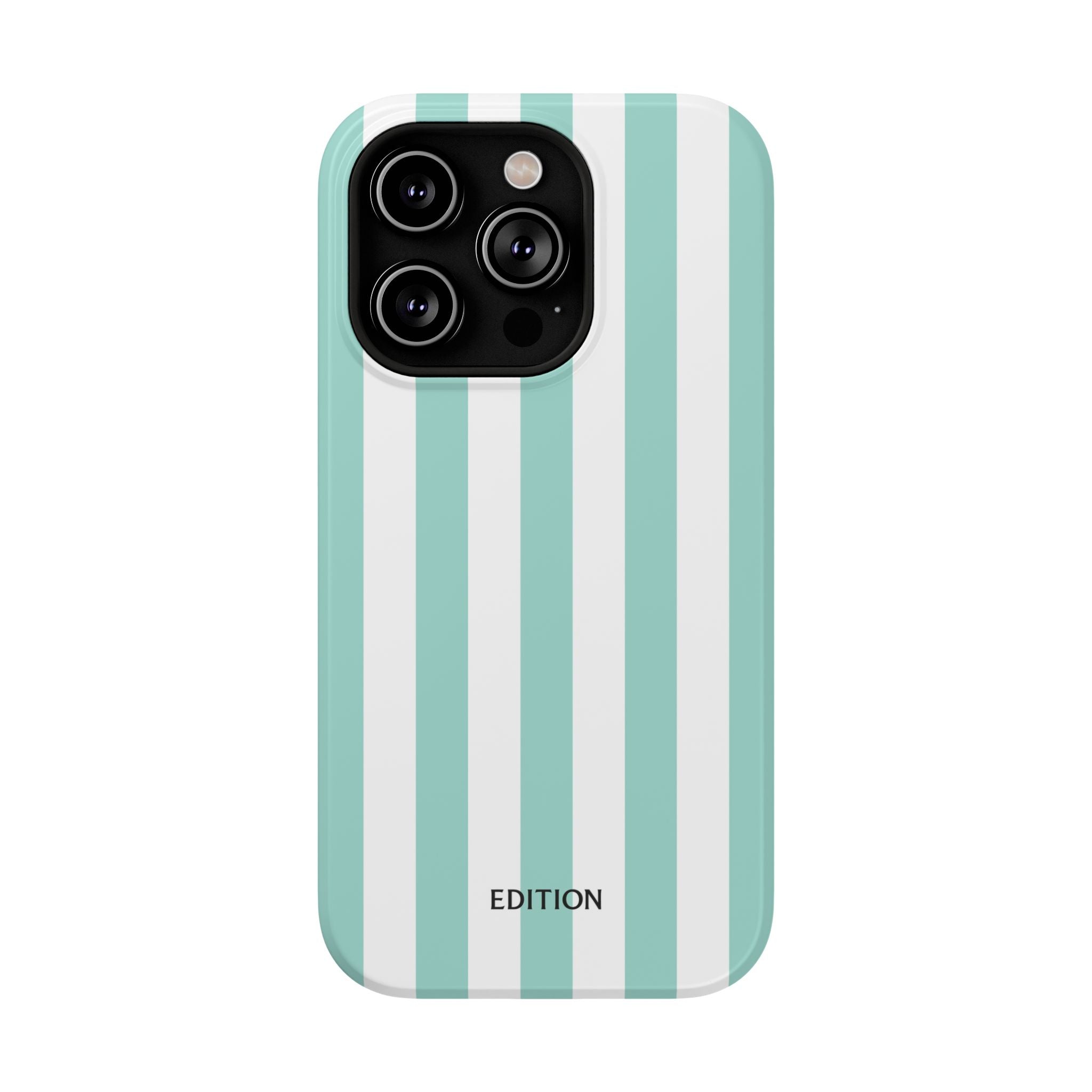 Teal Beach Stripe Case