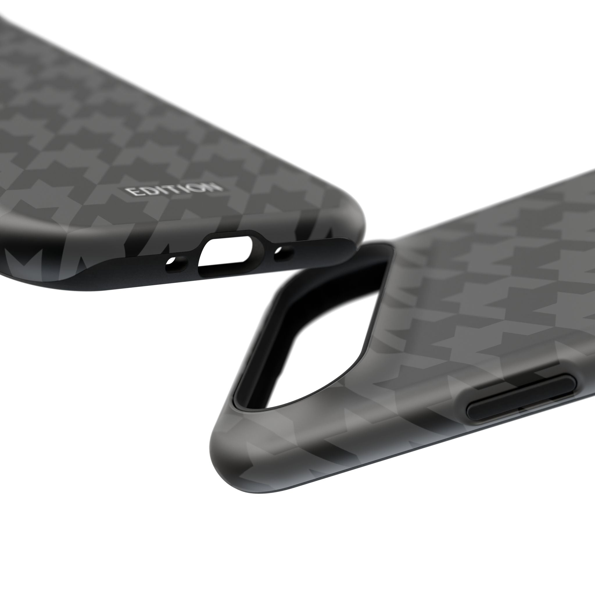 Grey Houndstooth Case