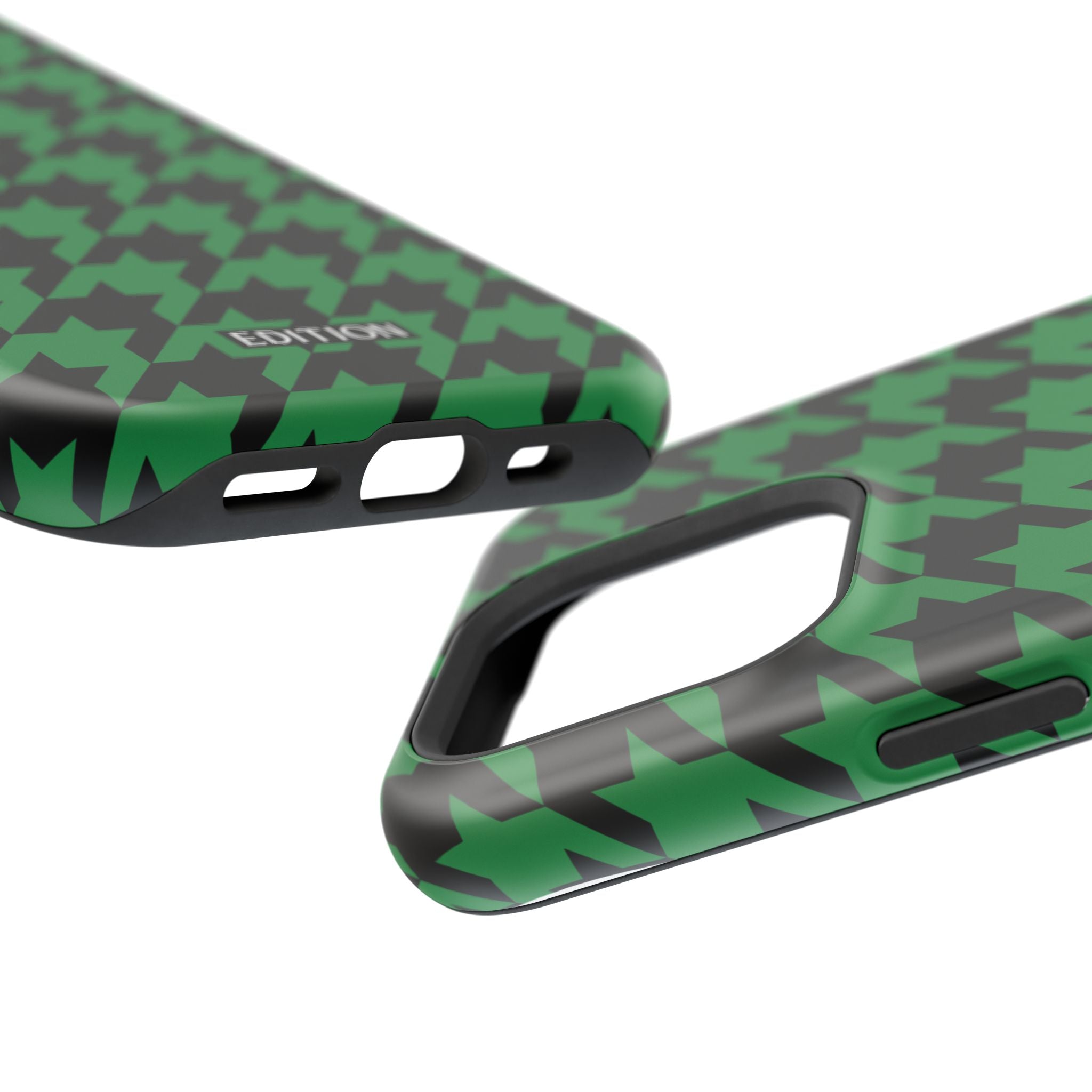 Green Houndstooth Case