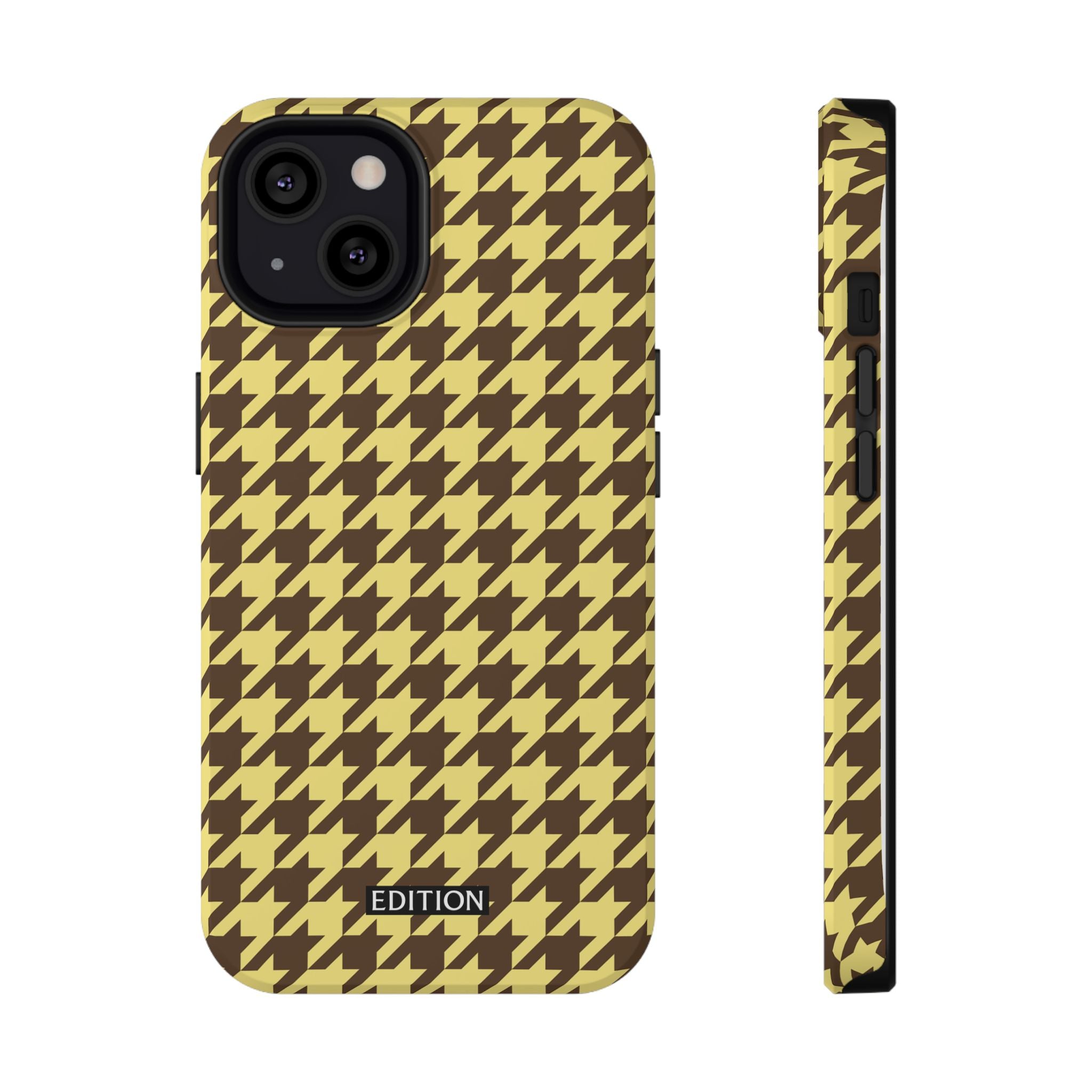 Banana Split Houndstooth Case