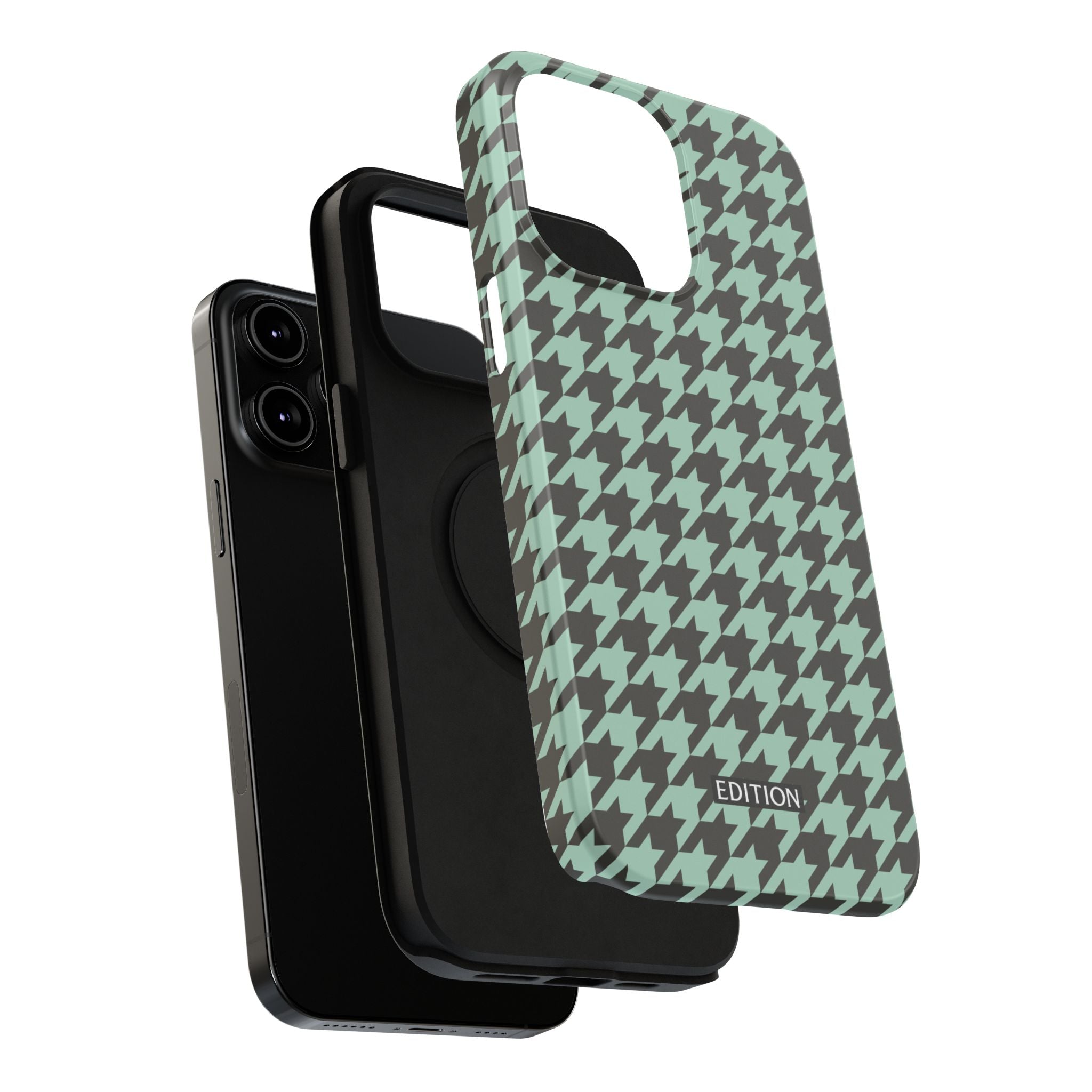 Mint Chip Houndstooth Case
