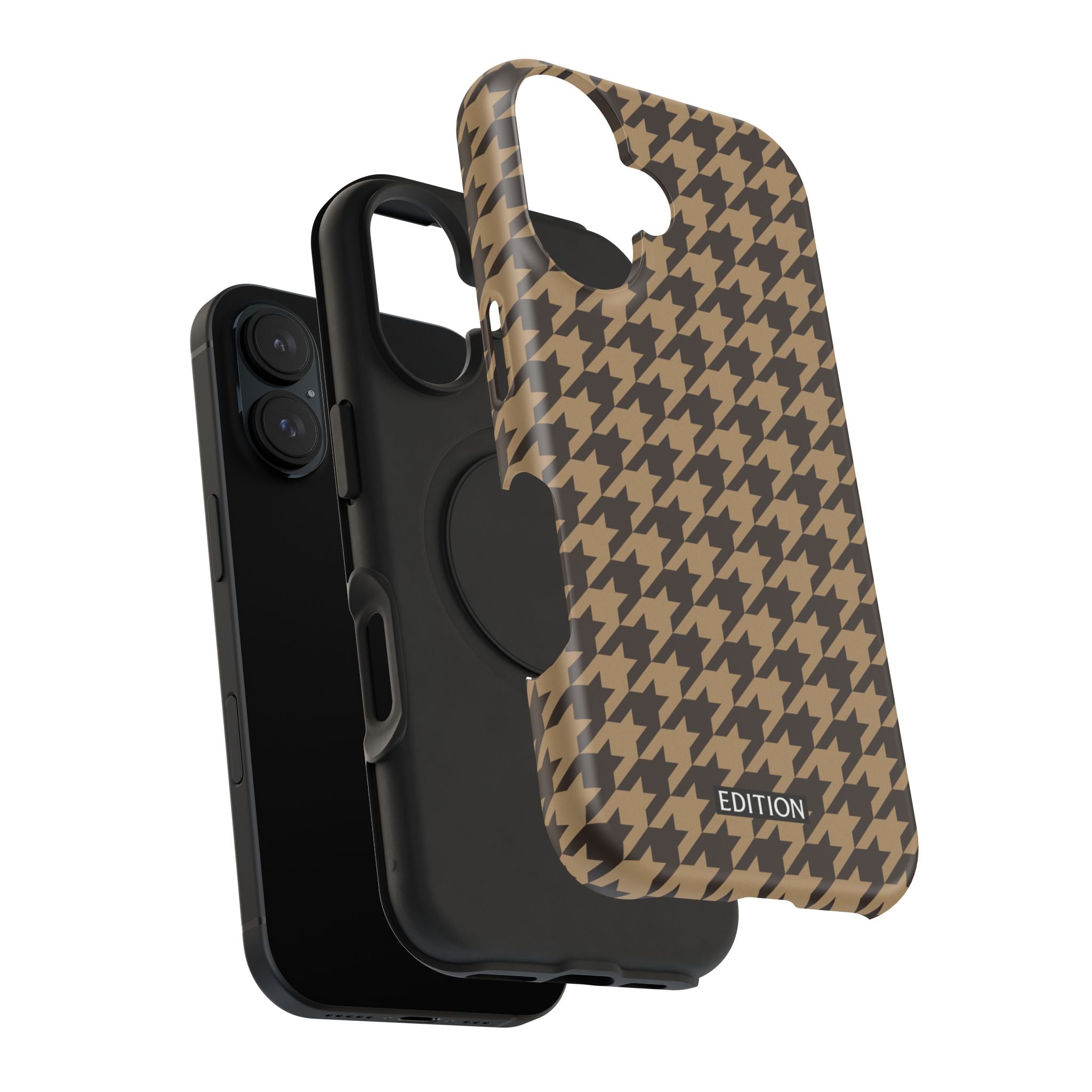 Chocolate Chip Cookie Houndstooth Case