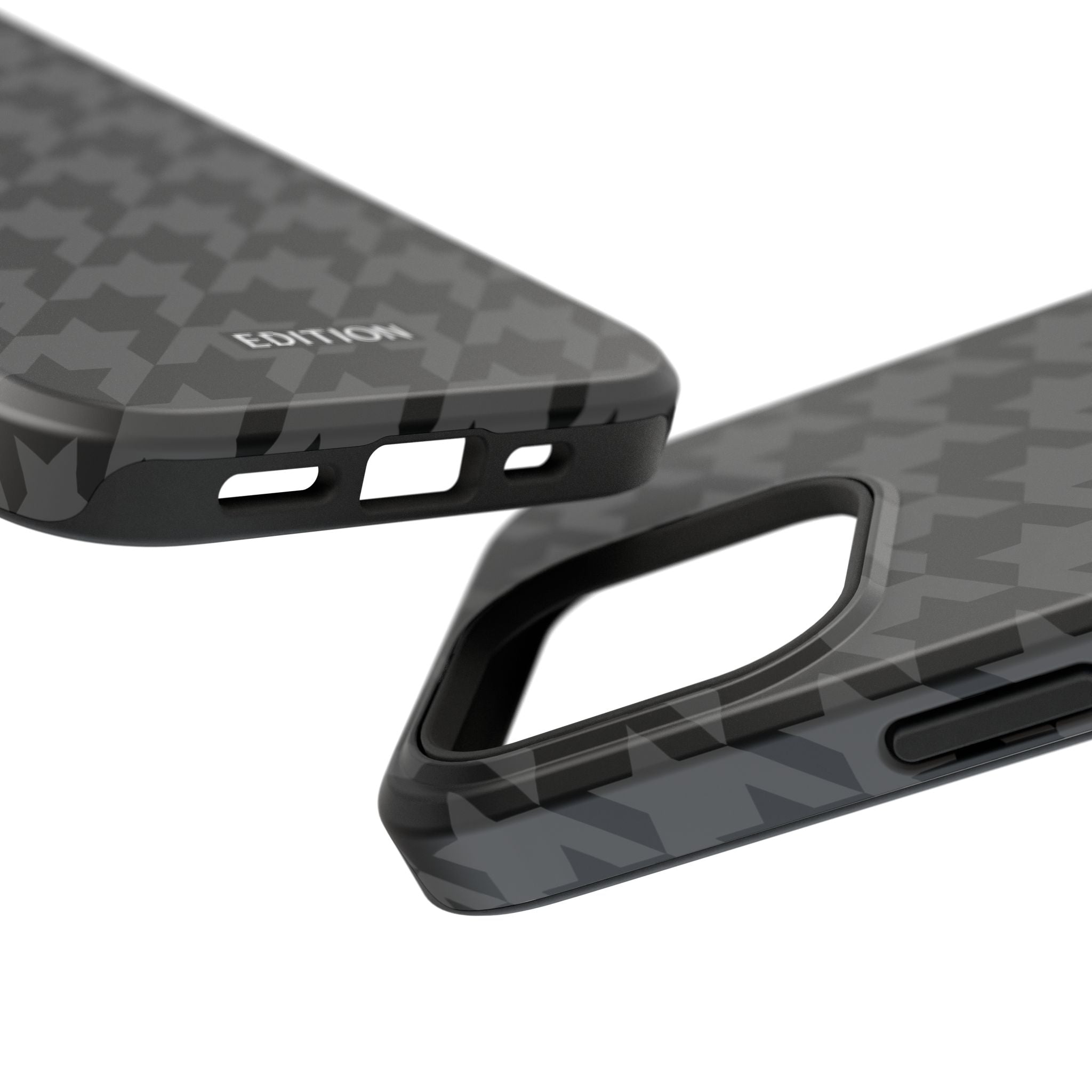 Grey Houndstooth Case