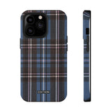 Blue and Pink Plaid Case