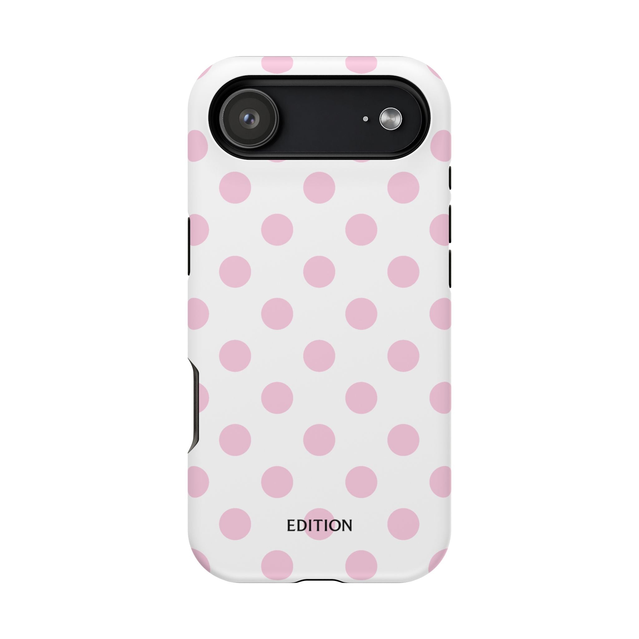 Pink and White Polka Dot Case