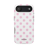 Pink and White Polka Dot Case