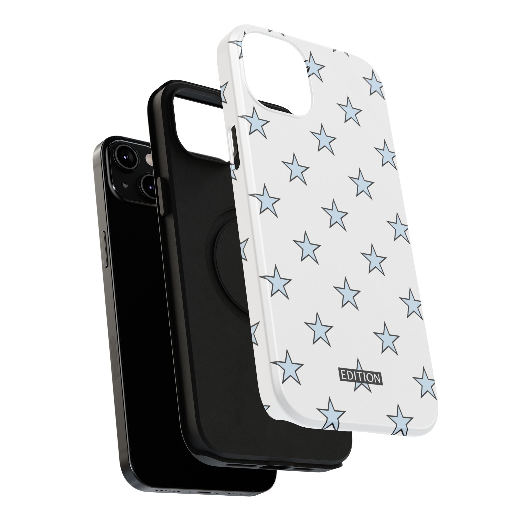 Blue and White Star Case