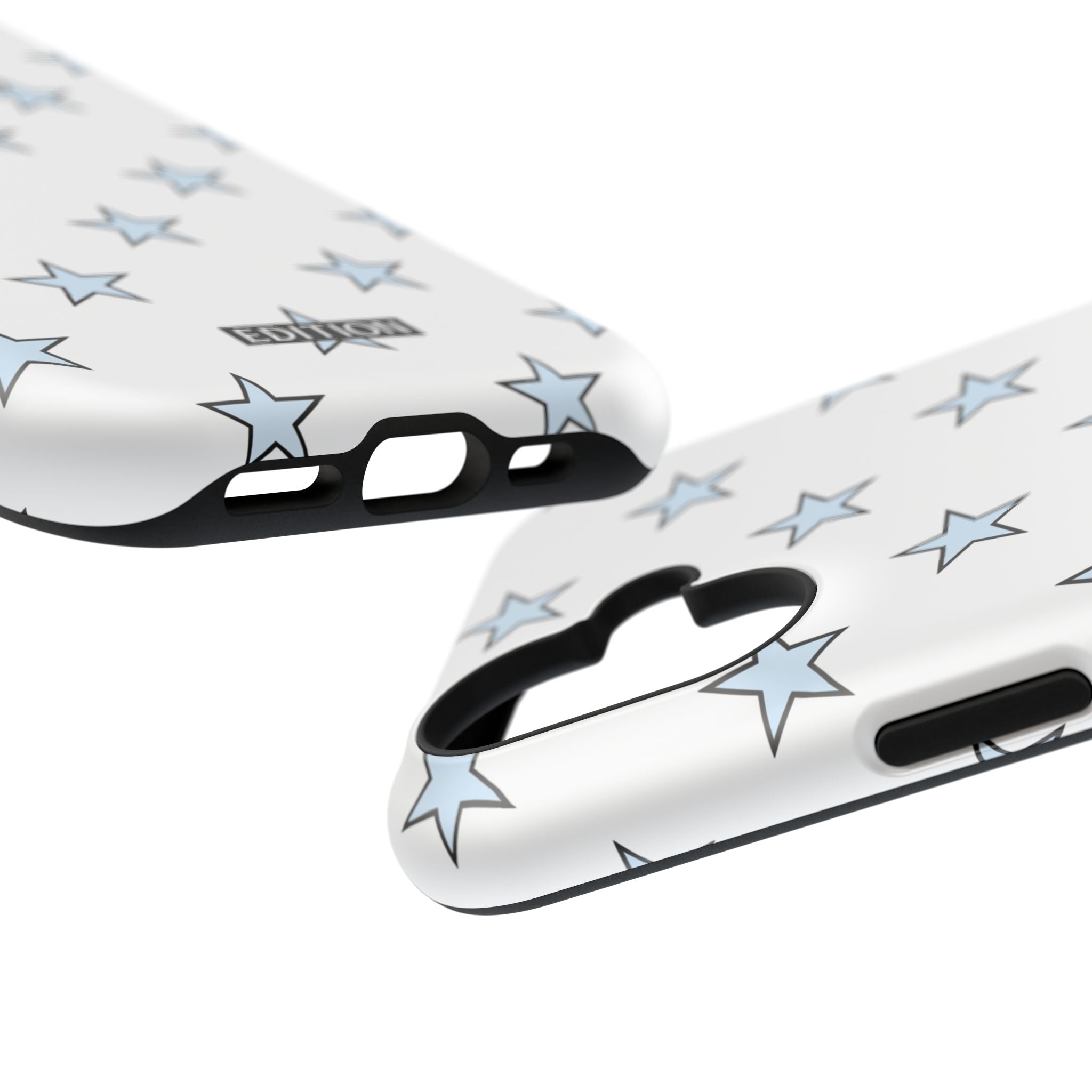Blue and White Star Case