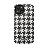 Black and White Houndstooth Case