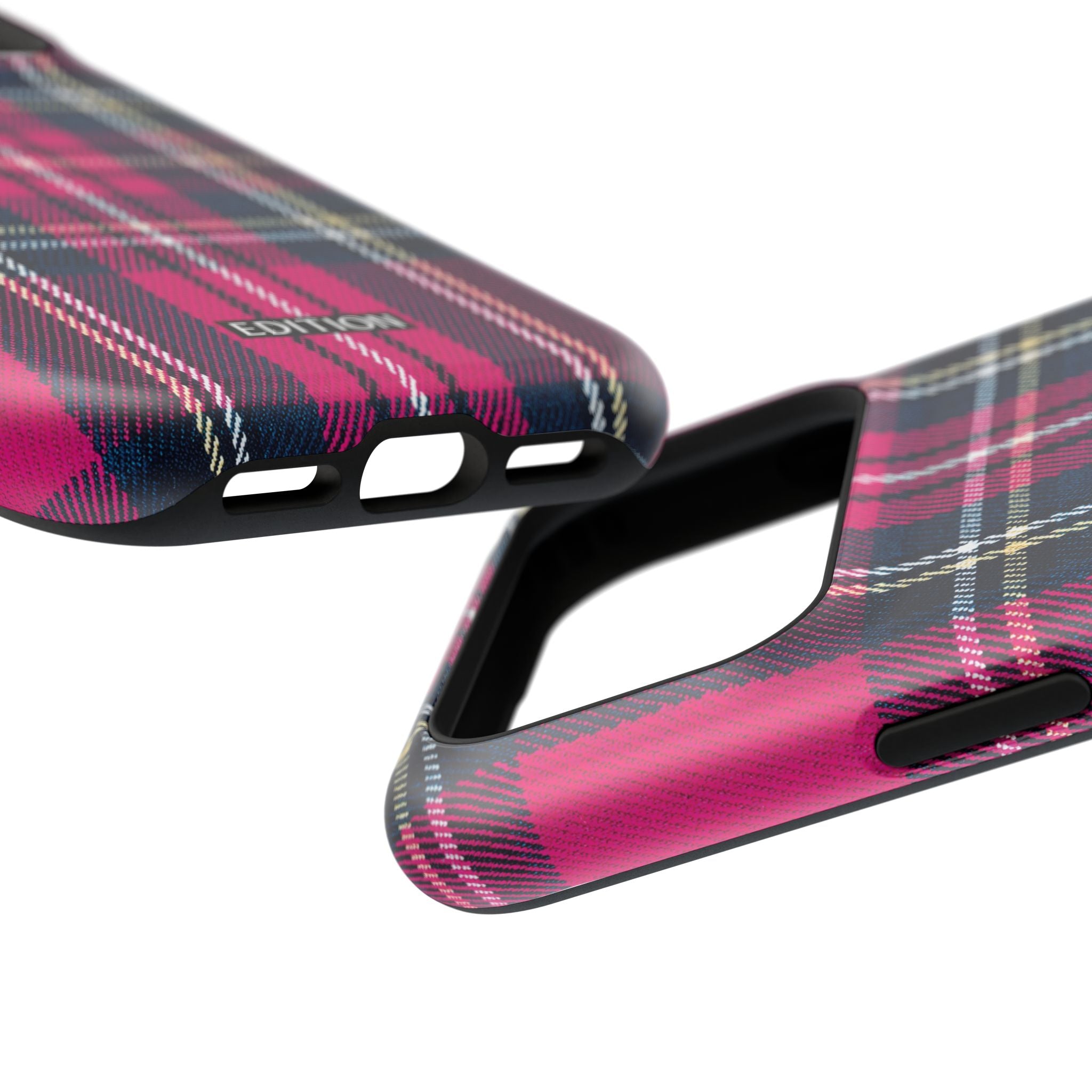 Hot Pink and Navy Plaid Case
