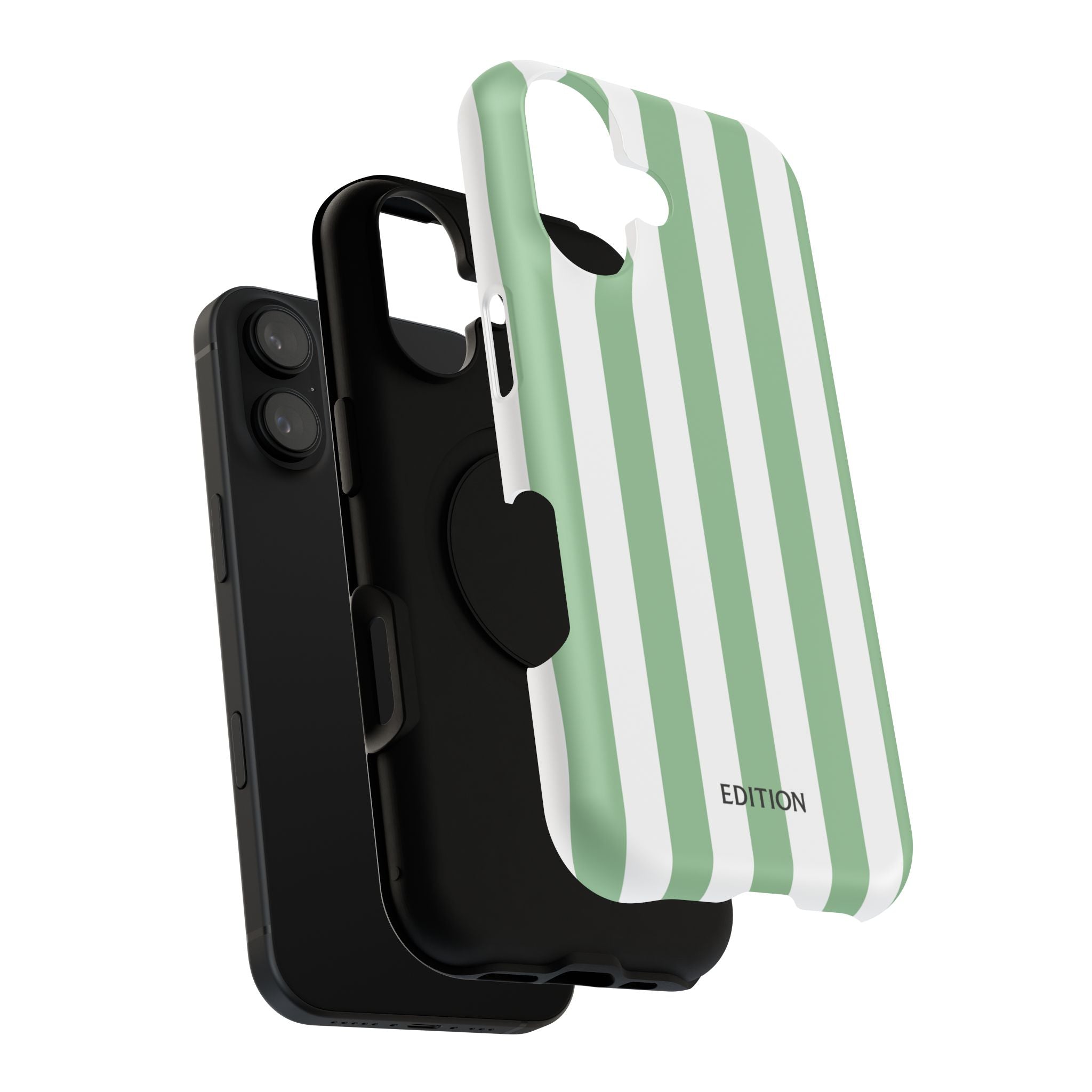 Green Beach Stripe Case