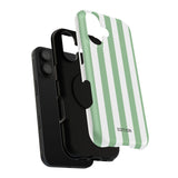 Green Beach Stripe Case