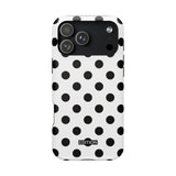 Black and White Polka Dot Case