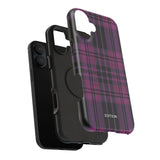 Black and Pink Plaid Case