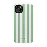 Green Beach Stripe Case