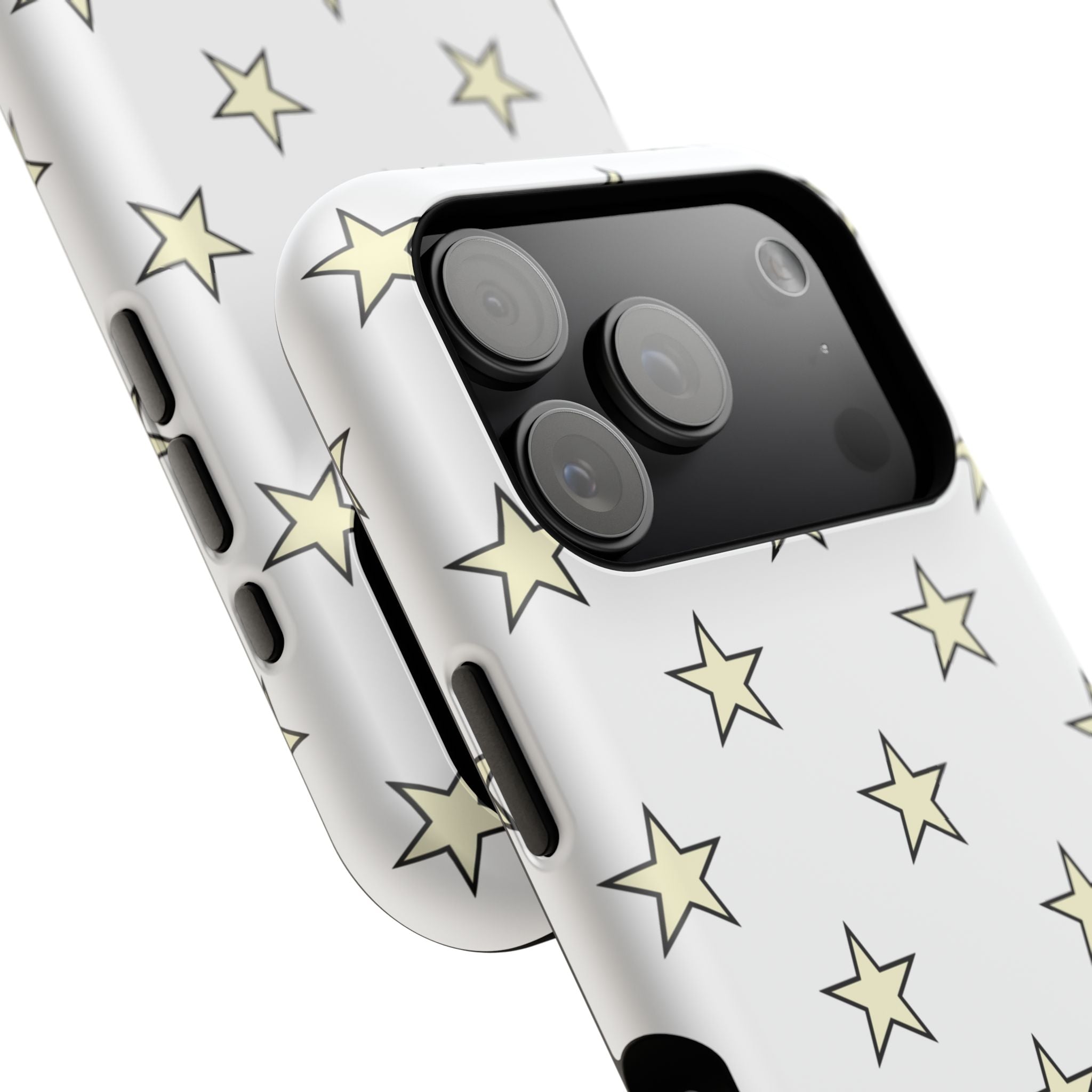 Yellow and White Star Case