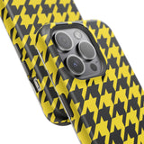 Yellow Houndstooth Case